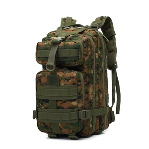 Sac à dos tactique 30L pour homme, sacs de voyage, survie en plein air, sac d'assaut 3P, sac EDC Molle, camouflage, randonnée, trekking, chasse - Product Image 4