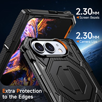 Coque de protection 2-en-1 avec support pliable et fonction mains libres pour iPhone Duo Fold Surface, avec verrouillage de précision sécurisé