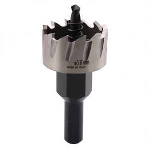 Scie cloche HSS Ttake 38 mm fabriquée en Italie pour le perçage du métal et du bois - Product Image 2