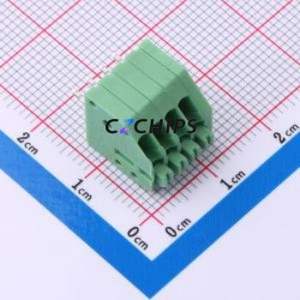 1989764 Spring Terminal Block Through hole Component (THT),P=2.5mm Connector 2.5mm Green Through Hole 4P - Product Image 1