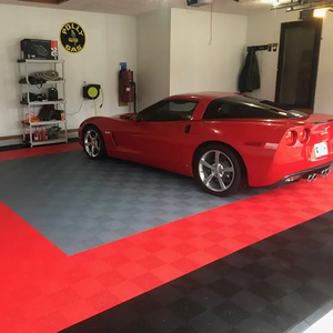 Sàn nhựa Chống Rửa Xe trượt lồng vào nhau thoát nước nhà để xe mat công nghiệp gạch lát sàn nhà để xe - Product Image 2