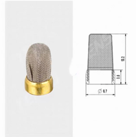 Grille en treillis métallique tissé en acier inoxydable sur mesure avec base en laiton pour soupape de gaz, écran de bouchon de filtre à air de réservoir de carburant
