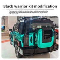 Nouveau Kit d'Enlèvement de Carrosserie Large Jetour Traveler Desert Eagle, Kit d'Amélioration Esthétique OLIVER Compatible Shanhai T2