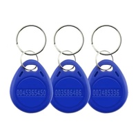 Mini-étiquettes RFID NFC ABS 125KHZ TK4100, carte de proximité intelligente, porte-clés pour système de contrôle d'accès aux portes d'hôtel, paiement, présence