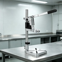 Support double usage pour perceuse électrique et meuleuse d'angle, support latéral de type banc de travail facile à utiliser