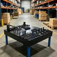 Plateforme de soudage CNC 3D directe usine 1000x800x200mm |   Banc de travail en acier avec règle laser pour l'entretien et la métallurgie