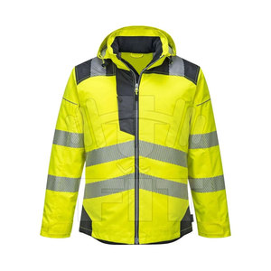 Chaqueta de seguridad de invierno personalizada, transpirable, 3M, tela de poliéster reflectante, chaqueta de trabajo con logotipo, ropa de trabajo reflectante personalizable - Product Image 1