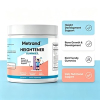 Gummies Metrand Heightener pour enfants, complément nutritionnel quotidien pour la croissance des enfants, soutient la nutrition osseuse, OEM, étiquette privée