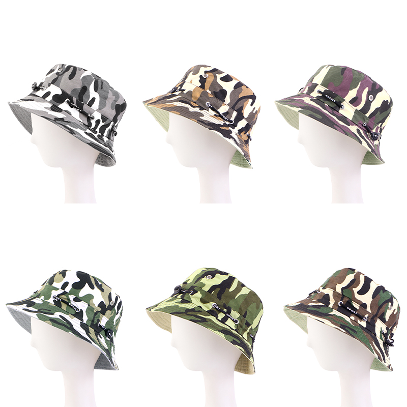 Wholesale Custom Logo Camouflage Breathable Plain Summer Packable Foldable  Bucket Hat Outdoor Fishing Travel Sun Hats for Adult| Alibaba.com
