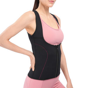 Corset en néoprène pour femmes, vêtement <span class=keywords><strong>de</strong></span> forme, fermeture éclair, <span class=keywords><strong>ceinture</strong></span> ventrale amincissante, Sweat-Shirt <span class=keywords><strong>de</strong></span> <span class=keywords><strong>sudation</strong></span>, gilet <span class=keywords><strong>de</strong></span> gymnastique - Product Image 2
