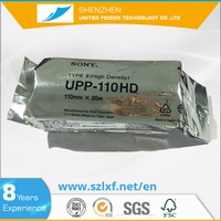Rouleau de papier thermique à ultrasons haute brillance FOISON F908 blanc haute définition pour imprimante UPP-110HG 110S