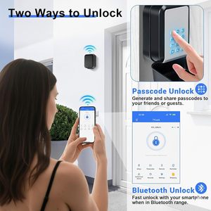 Ajf App Kiểm Soát Pin Mở Khóa Thông Minh Key Lockbox Treo Tường Ngoài Trời An Ninh An Toàn Cho Từ Xa Truy Cập Chia Sẻ Bạn Bè - Product Image 2