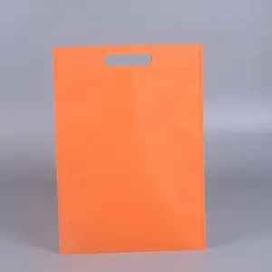재고 있음 핫 프레스 대형 베이지 화이트 사용자 정의 로고 인쇄 재사용 가능한 핸드 헬드 비 짠 쇼핑 가방 도매