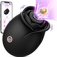 ODM Erwachsenenspielzeug APP Rose und Big Mouth Rose Vibrator 9 Saug- und Vibrationsmodi Nippel-Klitoris-Massagegerät Mini Rose Sexspielzeug für Frauen