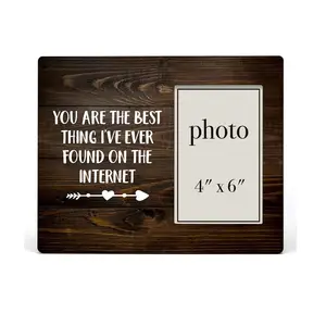 Wholesale Romantic Gift Sets Wall Mounted Wooden Frames Display Wood Picture Frame for Tabletop