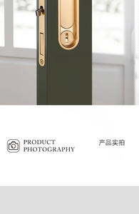 Cerradura Moderna Elíptica para Puerta Corredera con Tirador de Aleación de Zinc y Llave para Cajón, Dormitorio, Escuela - Duradera y de Fácil Instalación - Product Image 6