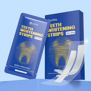 Wholesale Dental Care Mint Flavor Teeth Whitening Gel Strips No Slip Custom Logo