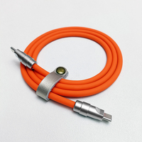 2025 superventas 240W Usb C a Usb C Cable de silicona líquida Cable de carga rápida para teléfono personalizado 1m/2M para Apple Huawei Sungsum
