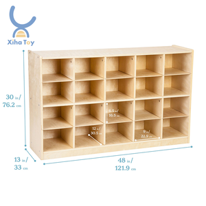 Préscolaire bambin poitrine Montessori maternelle armoire de rangement en bois garderie fournisseur de meubles pépinière centre d'éducation précoce - Product Image 1