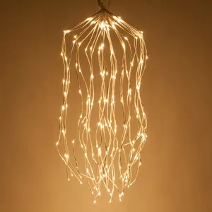 Phổ biến nóng bán dẫn thắp sáng rơi thác nước liễu nhân tạo chi nhánh theo mùa kỳ nghỉ Đèn trang trí - Product Image 1