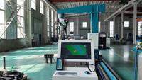 Robot de soudage automatique cantilever, soudeuse robotisée à vision 3D avec suivi d'arc et rail au sol, course effective de 12000 mm, Pioneer CNC