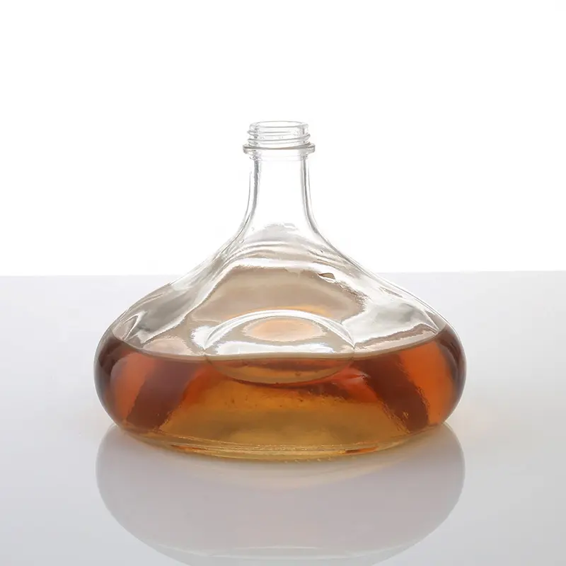 Manufacturer custom shaped bottles whiskey bottles rum bottles375ml 500ml