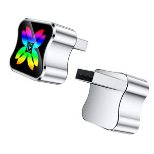 Adaptateur CarPlay sans fil mini USB 2 en 1, prise argentée, plug-and-play, dongle CarPlay filaire vers CarPlay sans fil - Product Image 1