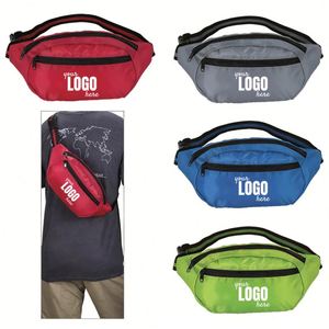 Promotional Custom Printing Multi-Functional Zipper Unisex <b>Waist</b> <b>Bag</b> <b>Men</b> Women Fanny Pack With Logo - Product Image 1