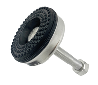 Pied de nivellement réglable en acier inoxydable 304, pied de sol anti-vibration et antidérapant, patin de meuble avec filetage M8/M10/M12/M16