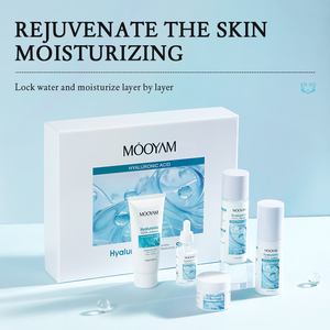 ชุดกล่องบำรุงผิวแบบไม่เหนียวเหนอะหนะอ่อนโยนและสดชื่น Snowwort 5ชุดสำหรับฟื้นฟูผิวหลังแสงแดด - Product Image 2