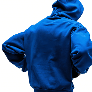 Nouveautés : Sweat à capuche Streetwear pour homme, motif toile esthétique, impression en relief, grammage lourd, 100% coton molletonné, modèle 5 Hoodie - Product Image 4