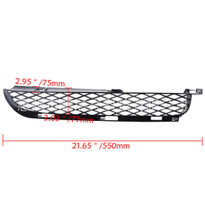 Pour BMW X5 E53 Grille d'aération du pare-chocs avant 51117116397 51117116398 Pièce de rechange en plastique - Product Image 5