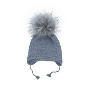 2024 taille personnalisée <span class=keywords><strong>bonnet</strong></span> mérinos dessiné à la main chapeau d'hiver pour enfants 1-3Y nourrissons Gorros vison <span class=keywords><strong>cachemire</strong></span> <span class=keywords><strong>pompon</strong></span> pour filles 0-1Y - Product Image 4