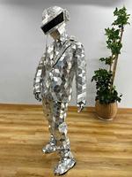 Casque de costume LED miroir pour homme, haute performance et économique, avec télécommande, pour scènes de ballet et de danse - Offre Spéciale