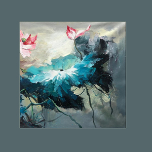 Peinture abstraite originale sur toile, grande impression sur toile pour salon - Product Image 5