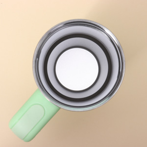 Thiết kế mới thép không gỉ đôi tường chân không <span class=keywords><strong>14</strong></span> <span class=keywords><strong>oz</strong></span> trẻ em Tumbler thăng hoa trống du lịch cà phê <span class=keywords><strong>Mug</strong></span> với xử lý và rơm - Product Image 4