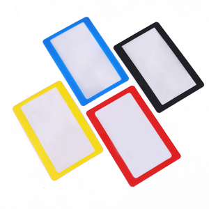 Selección de varios colores 3X Regalo promocional Tarjeta DE CRÉDITO Lupa <span class=keywords><strong>Fresnel</strong></span> Lente Tarjeta de aumento - Product Image 1
