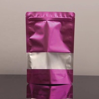 Op maat bedrukte staande ziplock zakken van Mylar met venster voor gedroogd fruit, specerijen, noten en droge snacks.