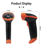 Escáner de Código de Barras con Cable Urovo S710, Lector de Código de Barras 1D 2D QR Portátil