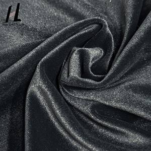 Tissu de velours coréen mat de haute qualité 160cm largeur 270gsm 92% Polyester 8% tissu de velours Spandex pour vêtements décor à la maison - Product Image 3