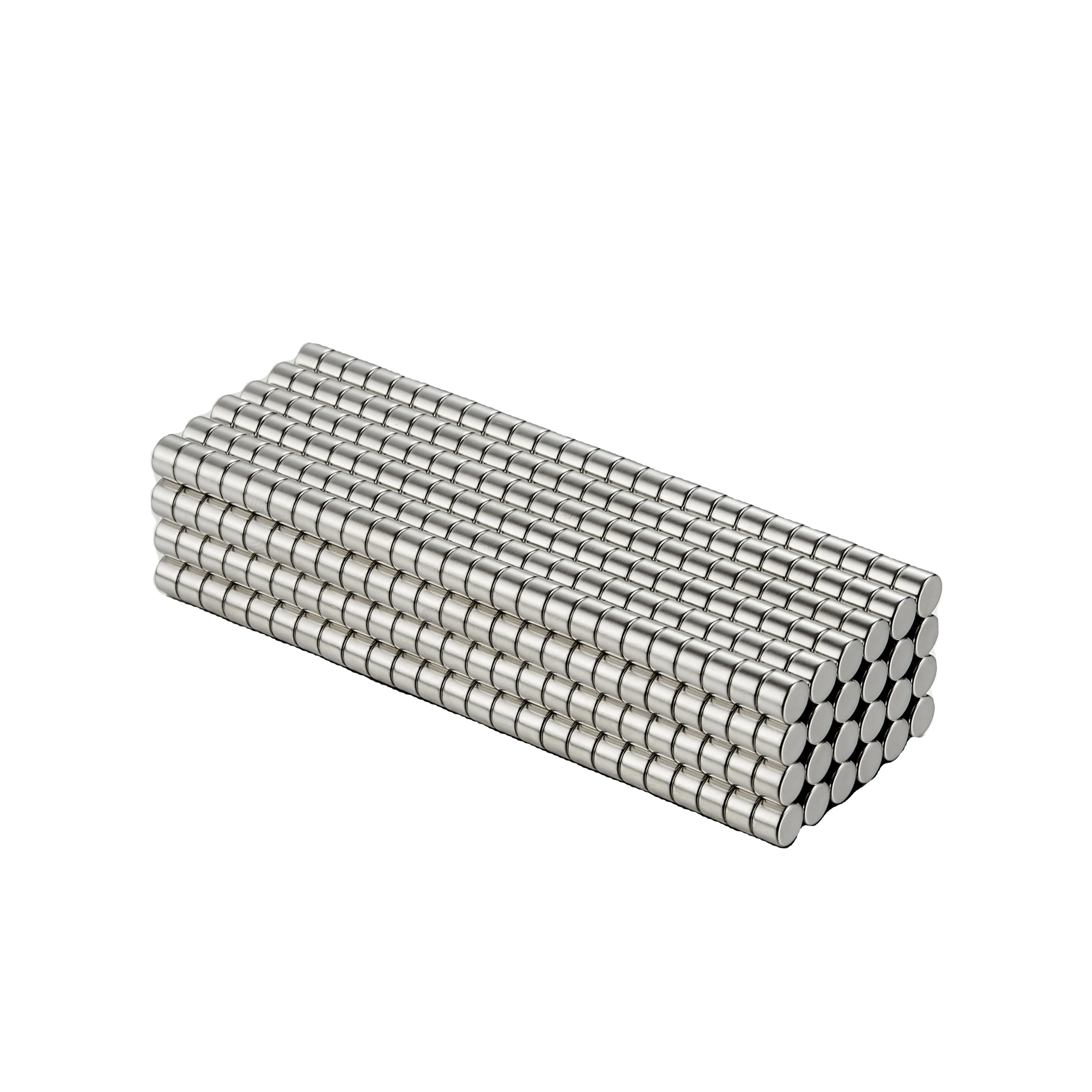 Großhandel N35 Super NdFeB runder Neodymium-Magnet Nickel Kupfer beschichteter Permanent-Disc-Magnet