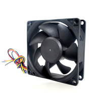 Ventilateur PWM 8025 DC 5V 4 fils avec retour de vitesse FG pour cartes de contrôle et systèmes embarqués