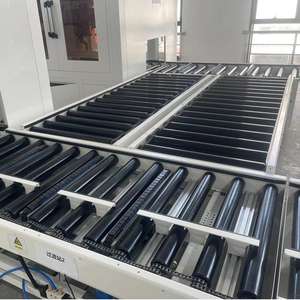 Fabrika depo paslanmaz çelik manuel yerçekimiyle taşımalı makaralı konveyör sistemi restoran yükleme için yeni motorlu stor konveyör - Product Image 3