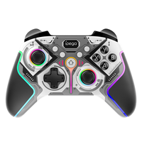 Control de Juego Turbo con Luz RGB, Joystick Gamepad para Nintendo Switch/PC/PS4, Inalámbrico