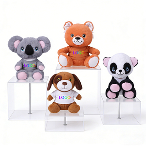 <span class=keywords><strong>Peluche</strong></span> Personalizzati con Logo di Animali Selvatici: Leone, Tigre, <span class=keywords><strong>Leopardo</strong></span>, Bradipo con Maglietta - Giocattoli Morbidi all'Ingrosso - Product Image 2