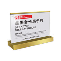 Support de menu de table en métal pour restaurant, pour cartes de prix, prospectus et affiches, annonces, accessoires de bar