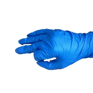 9 Zoll Blue Nitrile Gloves Puder freie Arbeits handschuhe für Rein räume