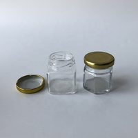 Échantillons gratuits de 25ml 30ml 50ml Conteneur d'emballage de confiture mini pot en verre de miel pour aliments
