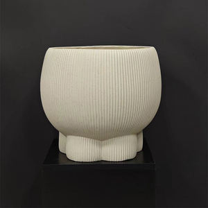 Macetas de fibra de arcilla para sala de estar de alta calidad, <span class=keywords><strong>maceta</strong></span> para flores, cactus, bonsái, contenedor suculento, <span class=keywords><strong>maceta</strong></span> para decoración del hogar - Product Image 6