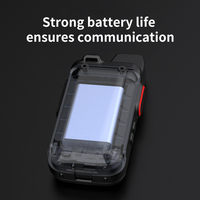 Maycall 4G Mini Walkie Talkie POC Portátil de Dos Vías, Compatible con Llamadas Individuales, Intercomunicador Inalámbrico, Resistente al Agua IP65 Global
